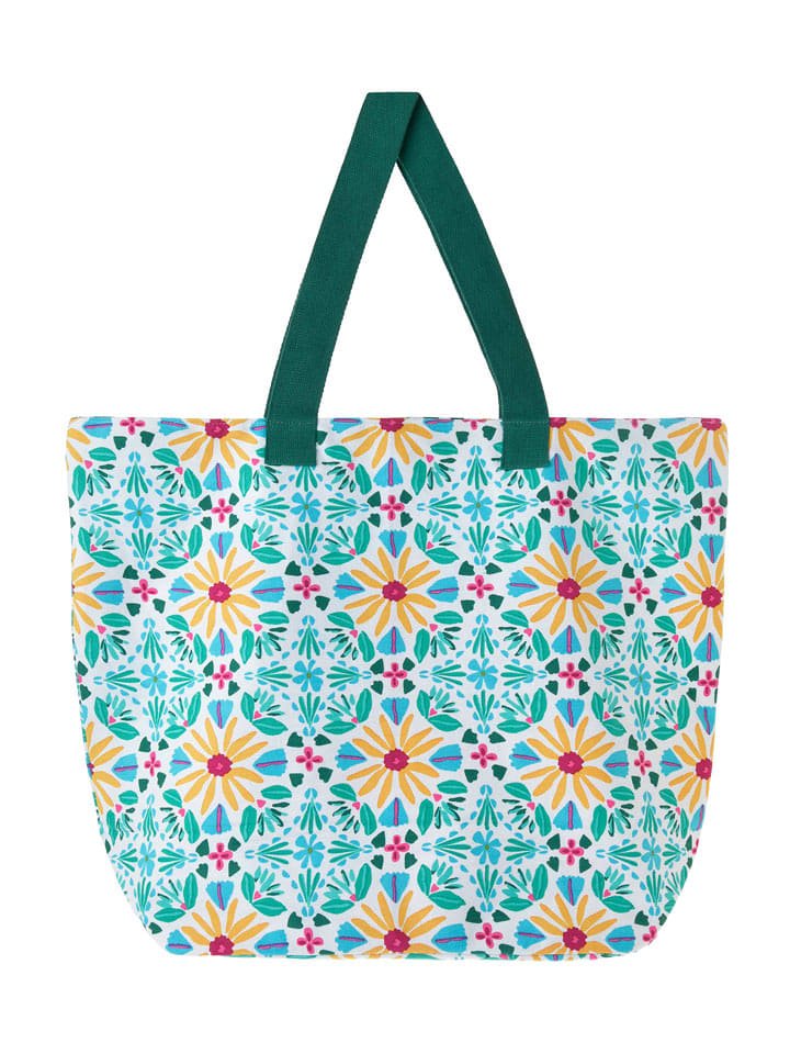 BLE Shopper bag w kolorze turkusowym - 40 x 43 x 20 cm
