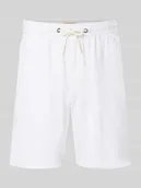 Spodenki męskie - Szorty z mieszanka lnu i wiskozy model 'MALVIN' - miniaturka - grafika 1
