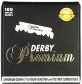 Brzytwy fryzjerskie - Derby Premium żyletki do brzytwy 100szt. - miniaturka - grafika 1