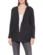 Swetry damskie - Vero Moda Vmdoffy Ls Open Hood Cardigan Ga Noos Kardigan Kobiety, Schwarz, XXL - miniaturka - grafika 1