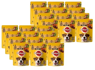 PEDIGREE Adult saszetka 24x100g - mokra karma dla psów z kurczakiem i warzywami w sosie - Mokra karma dla psów - miniaturka - grafika 1