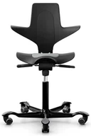 Fotele i krzesła biurowe - HÅG Capisco Puls fotel obrotowy czarny - miniaturka - grafika 1