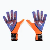 Piłka nożna - Rękawice bramkarskie PUMA Ultra Ultimate 1 NC ultra orange/blue glimmer - miniaturka - grafika 1