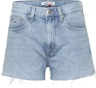 Spodenki damskie - TOMMY HILFIGER DAMSKIE KRÓTKIE SPODENKI HOTPANT BF0012 DENIM DW0DW12458 1AB 26 - miniaturka - grafika 1