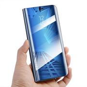 Etui i futerały do telefonów - Etui na Samsung Galaxy S10 Plus - Flip Clear View z klapką - Niebieski. - miniaturka - grafika 1