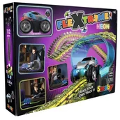 Tory, garaże, parkingi - Tor samochodowy Flextreme Zestaw Neon - miniaturka - grafika 1