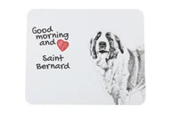 Podkładki pod mysz - Bernardyn podkładka pod mysz z psem Art-Dog - miniaturka - grafika 1