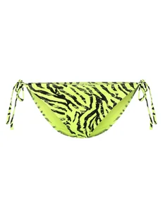Calvin Klein Damskie figi bikini Kobiety żółty|czarny|zielony wzorzysty, M - Majtki damskie - miniaturka - grafika 1