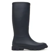Kalosze damskie - Kalosze Hunter Downpour Tall HFRM0001251 Granatowy - miniaturka - grafika 1