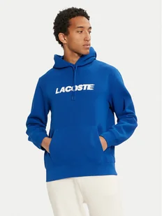 Lacoste Bluza SH2860 Niebieski Regular Fit - Bluzy męskie - miniaturka - grafika 1