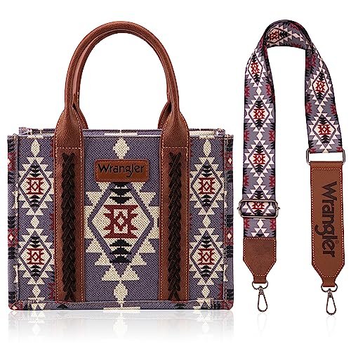 Wrangler Tote Bag Western Purses for Women Shoulder Boho Aztec Handbags