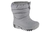 Śniegowce damskie - Crocs Classic Neo Puff Boot Toddler 207683-007, Dla Chłopca, Śniegowce, Szary - miniaturka - grafika 1