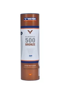 Victor Shuttle 500 lotki nylonowe, biały 005/2/0 - Badminton - miniaturka - grafika 1