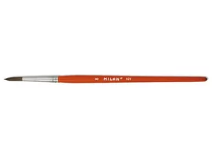 Pędzel nr4 seria 101 p6/12 MILAN - Kredki, ołówki, pastele i pisaki - miniaturka - grafika 1
