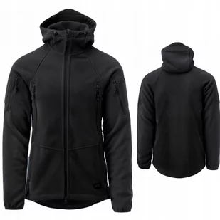 Polar Ciepła Bluza Polarowa Helikon Patriot MK2 Rozpinana Hybrid Czarna S - Bluzy męskie - miniaturka - grafika 1