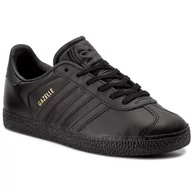 Buty sportowe damskie - Adidas Buty Gazelle J BY9146 Cblack/Cblack/Cblack - miniaturka - grafika 1