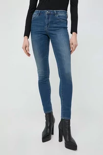 Spodnie damskie - Armani Exchange jeansy damskie kolor niebieski - grafika 1