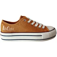Trampki damskie - Buty Lee Cooper LCW-24-31-2216LA pomarańczowe - miniaturka - grafika 1