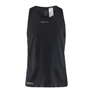 Koszulki męskie - Męska koszulka bez rękawów CRAFT CTM DISTANCE WARP MESH SINGLET M 1911770-999000 – Czarny - miniaturka - grafika 1