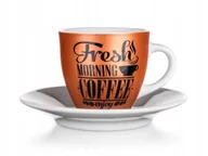 Filiżanki - FILIŻANKA DO KAWY ESPRESSO 2 x 90 ml BANQUET na prezent kobiet mamy - miniaturka - grafika 1