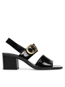 Sandały damskie - Gino Rossi Sandały V155-25-2 Czarny - miniaturka - grafika 1