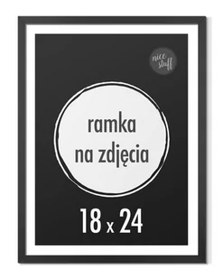 Ramka na zdjęcia 18x24 cm B5 Ramki 24x18 czarna stojąca z nóżką - Ramki na zdjęcia Ramka na zdjęcia 18x24 cm B5 Ramki 24x18 czarna stojąca z nóżką - Ramki na zdjęcia - miniaturka - grafika 1