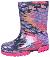 Kalosze damskie - Dziecięce Kalosze W Pawie Piórka Demar - miniaturka - grafika 1