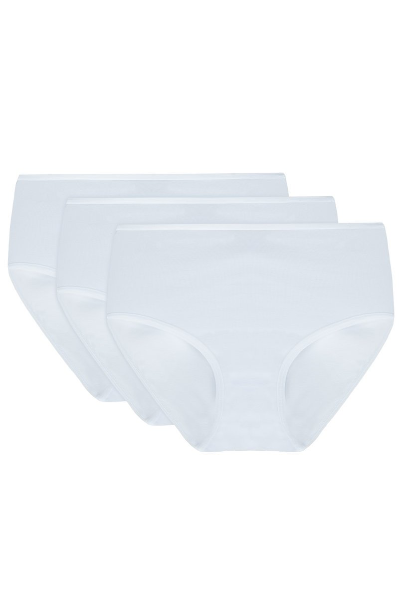 Vivisence 4001 3-pack biały 2XL Majtki figi