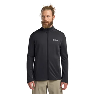 Męski polar Jack Wolfskin KOLBENBERG FZ M Phantom - XXL - Kurtki męskie - miniaturka - grafika 1