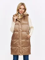 Kamizelki damskie - Kamizelka damska beżowa - SKA2812BE kamizelka - TOP SECRET - Odzieżowy sklep internetowy TOP SECRET - miniaturka - grafika 1