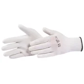 Rękawice robocze - Rękawice 87 białe nylon XXL kat.II - miniaturka - grafika 1