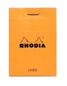 Notesy i bloczki - Blok Rhodia N°10 5,2x7,5 cm, linie, pomarańczowy - miniaturka - grafika 1