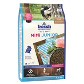 Suplementy i witaminy dla psów - Bosch Petfood Hundefutter Mini Junior, 1Er Pack (1 X 3 Kg) - miniaturka - grafika 1