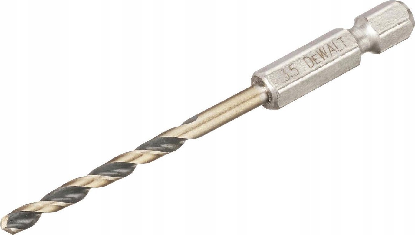 DeWalt Wiertło wiertło 3.5mm black and gold hex