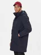 Płaszcze męskie - Tommy Hilfiger Płaszcz przejściowy MW0MW41362 Granatowy Regular Fit - miniaturka - grafika 1