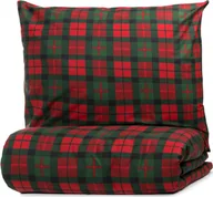 Pościel - HOMLA Pościel TARTAN bawełniana w kratę 220x200 + 2*70x80 cm - miniaturka - grafika 1