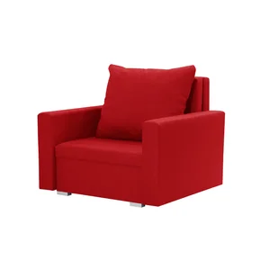 Fotel MONDO z funkcją spania Sofa Czerwony - Sofy i kanapy - miniaturka - grafika 1