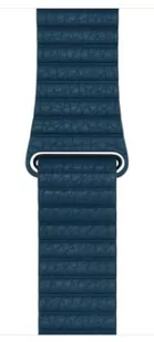 Apple Pasek skórzany w kolorze galaktycznego błękitu do koperty 42 mm rozmiar L MQV72ZM/A MQV72ZM/A - Akcesoria do smartwatchy - miniaturka - grafika 1