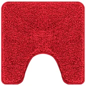Dywaniki łazienkowe - vidaXL Czerwony Mikrofibra Średni Dywanik łazienkowy Nowoczesny - miniaturka - grafika 1