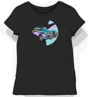 Koszulki i topy damskie - Koszulka damska czarna z motywem klasycznego auta Silver Shadow M - miniaturka - grafika 1