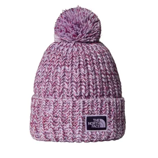 Czapka The North Face Cosy Chunky Cabin NF0A887W Fioletowy - Czapki damskie - miniaturka - grafika 1