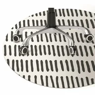 Podnóżki, podpórki, podkładki - Podkładka pod fotel Abstrakcyjne kreski fi100 cm - miniaturka - grafika 1