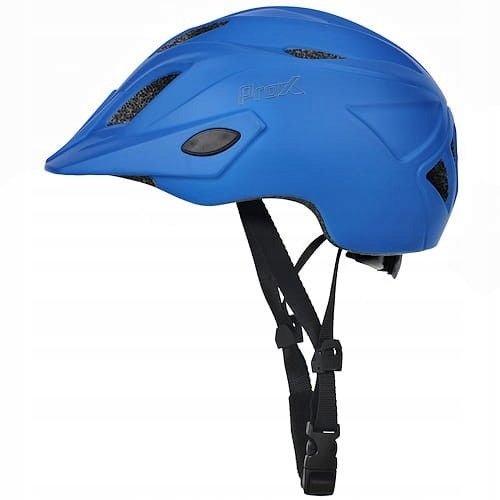 Prox Flash Led in-mould niebieski kask rowerowy otwarty dla dziecka Mtb S