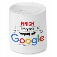 Skarbonki - Skarbonka Dla Mnicha na Urodziny na Prezent z Nadrukiem ze Zdjęciem + Opakowanie na prezent (wzór 03) - miniaturka - grafika 1