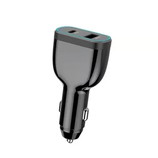 CoreParts USB-C Car Charger Uniwersalne Czarny Szybkie ładowanie Wewnętrzna - Ładowarki do telefonów - miniaturka - grafika 1