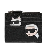 Etui na dokumenty i karty - Etui na karty kredytowe KARL LAGERFELD A4W32079 Czarny - miniaturka - grafika 1