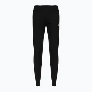 Spodnie damskie EA7 Emporio Armani Train Logo Series Essential black - Sport OUTLET - miniaturka - grafika 1