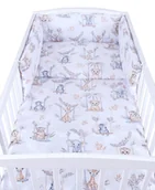 Pościel dla dzieci - BabyLux Pościel Do Łóżeczka 120x60 Dziecięca Niemowlęca 120X90 cm 4EL N139 - miniaturka - grafika 1