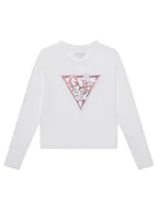 Bluzki damskie - Guess Bluzka J5YI15 K6YW4 Biały Regular Fit - miniaturka - grafika 1