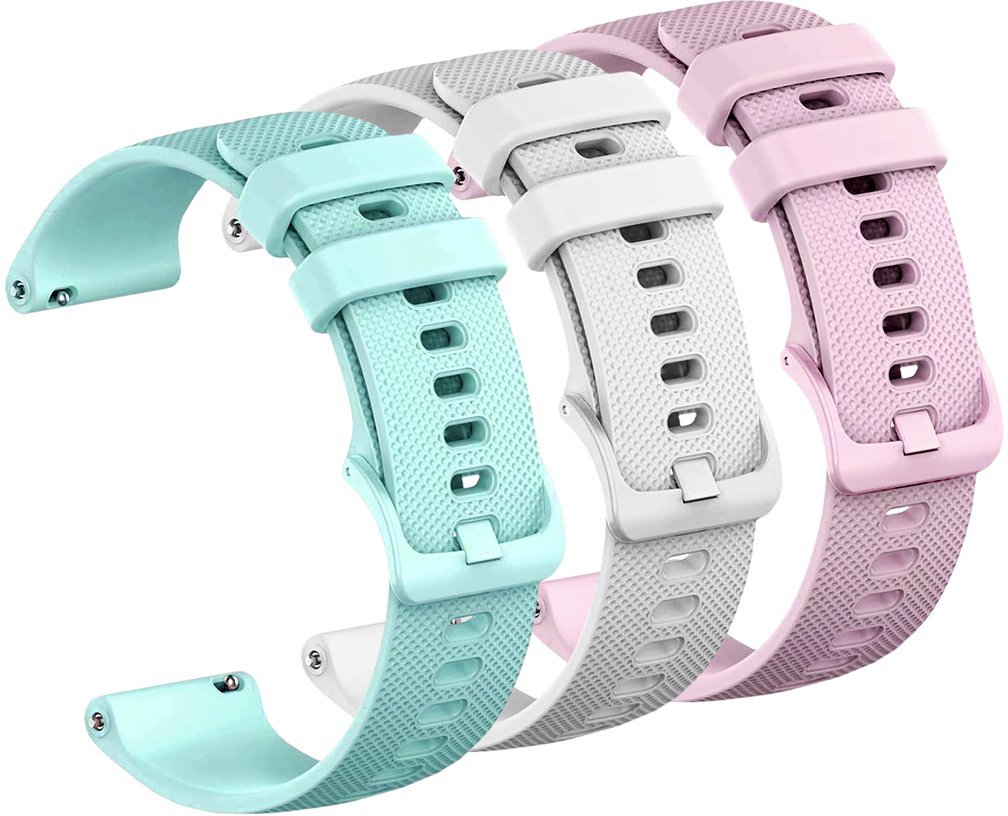 ChronSmarta Zestaw: 3x pasek ChronSmart do smartwatch'a Amazfit GTS 2 2e 3 4 Mini BIP U Pro Lite Gtr 42 mm